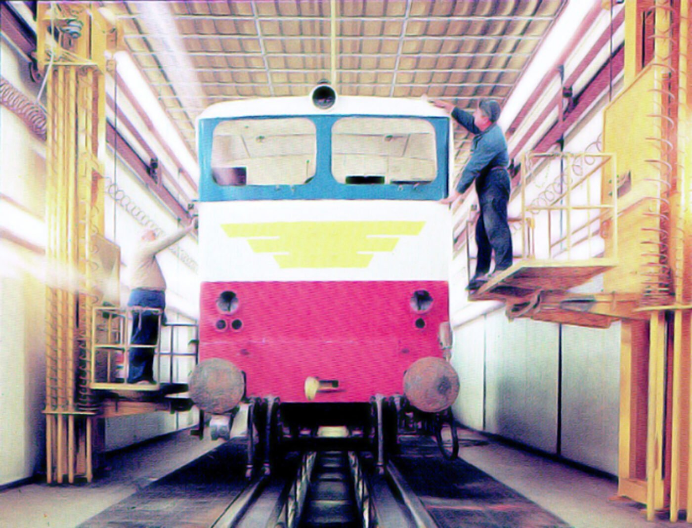 Cabine de peinture ferroviaire Marini