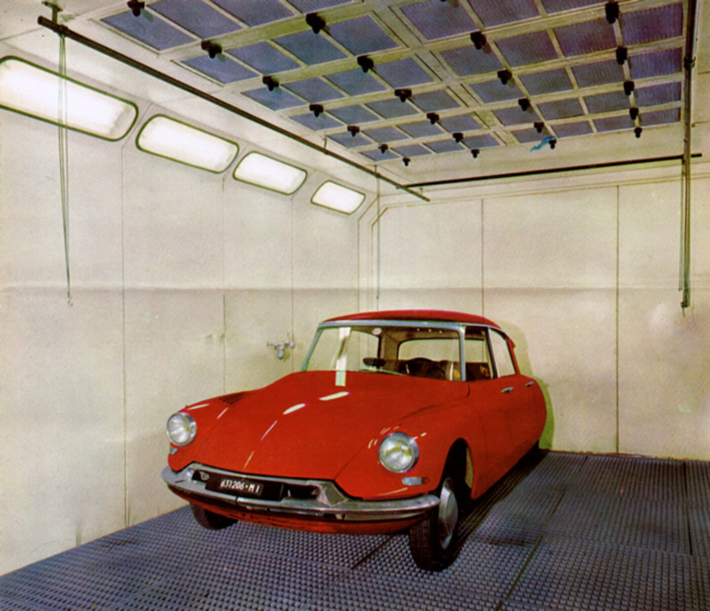 Cabine de peinture historique Marini, années 1970